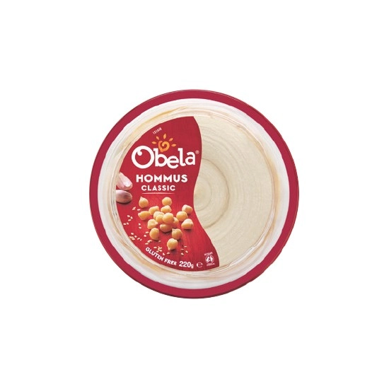 Obela Classic Hommus Dip 220g – From the Fridge