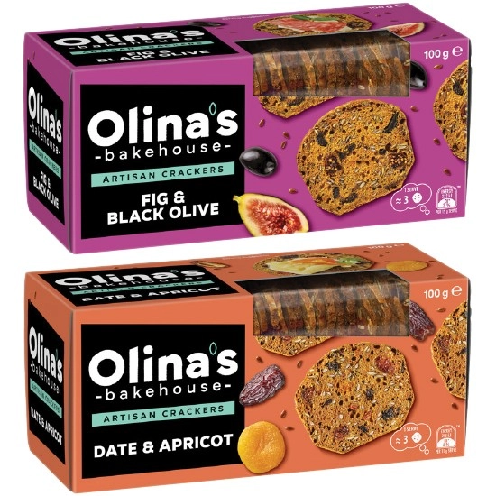 Olina’s Bakehouse Artisan Cracker Biscuits 90-100g