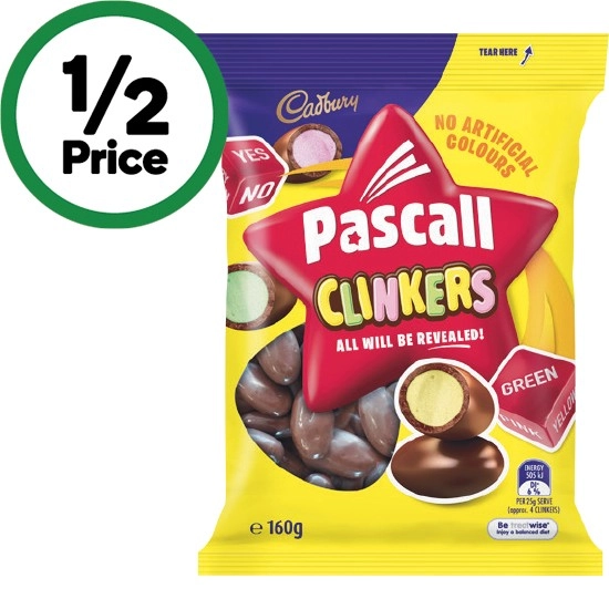 Pascall Chocolate Bites 120-185g