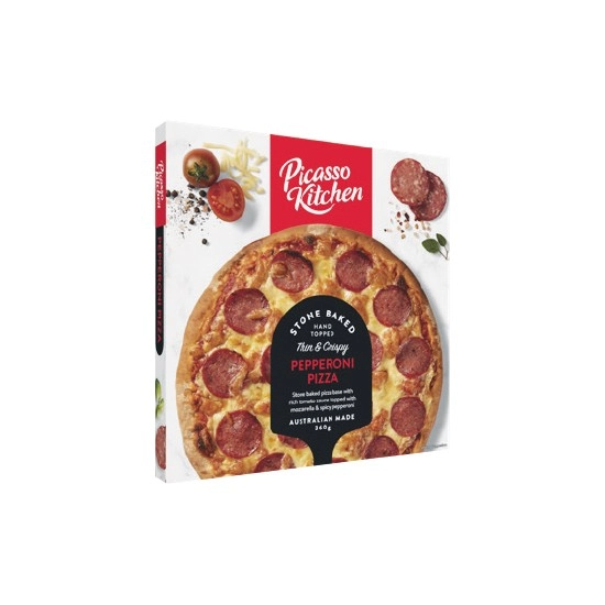 Picasso Kitchen Stone Baked Thin & Crispy Pizza 360-415g – From the Deli