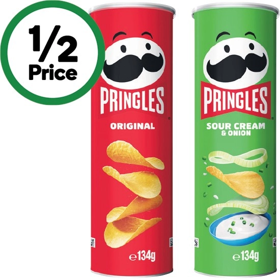 Pringles Potato Chips 118-134g