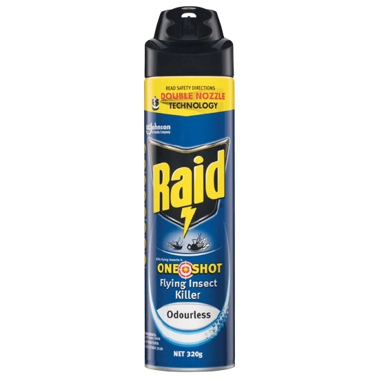 Raid One Shot Flying Insect Killer 320g