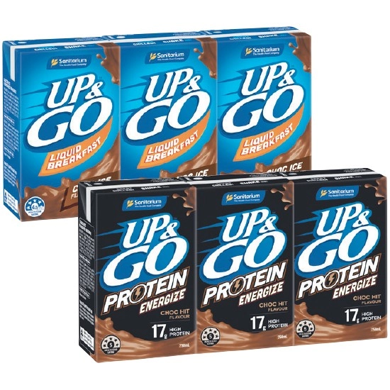 Sanitarium Up & Go or Up & Go Energize 3 x 250ml