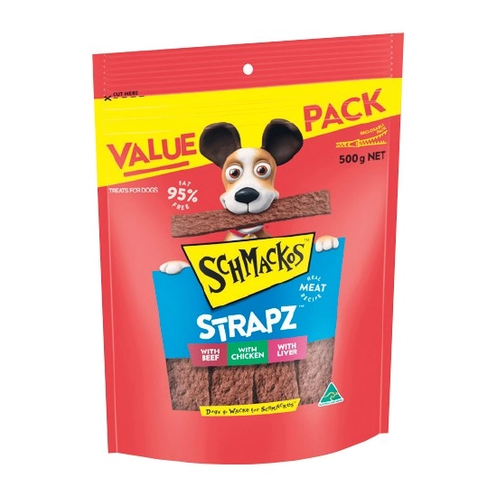 Schmackos Strapz Dog Treats 500g