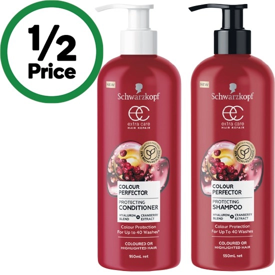 Schwarzkopf Extra Care Shampoo or Conditioner 950ml