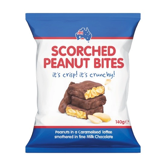 Scorched Peanut Bites 140g