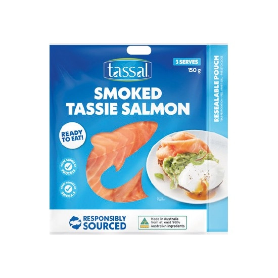 Tassal Smoked Tassie Salmon 150g – From the Seafood Fridge