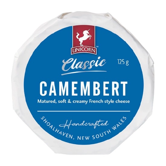 Unicorn Brie or Camembert 125g Varieties – From the Deli