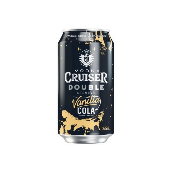 Vodka Cruiser Double Vanilla Cola Cans 4x375ml