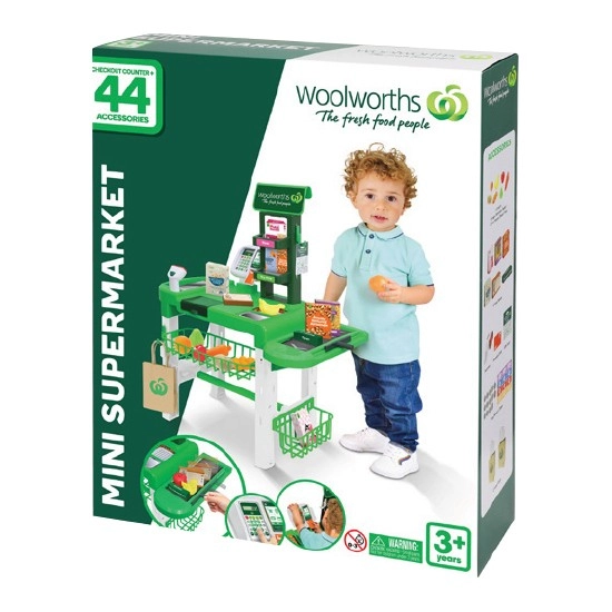 Woolworths Mini Supermarket Set with Rotating Conveyor Belt