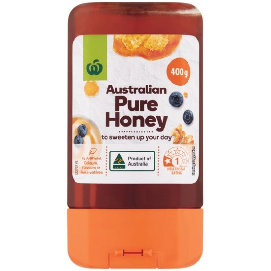 Woolworths Pure Honey 400g