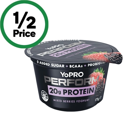 YoPRO Perform High Protein Yoghurt 175g – From the Fridge