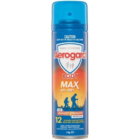 Aerogard Body Max 40% Deet Insect Repellent Spray 150g