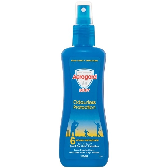 Aerogard Body Odourless Protection Insect Repellent Spray 175ml