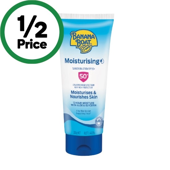 Banana Boat Moisturising SPF50+ Lotion 200g*