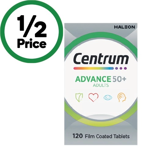 Centrum Advance 50+ Daily Multivitamin Pk 120^