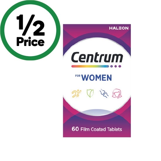 Centrum for Women Daily Multivitamin Pk 60^