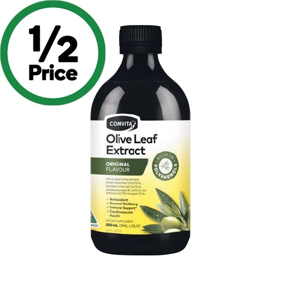 Comvita Natural Olive Leaf Extract 500ml^