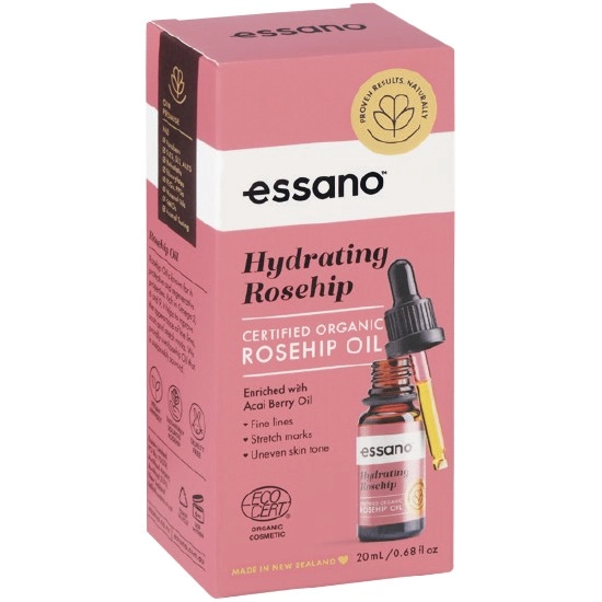 Essano Certified Organic Rosehip Oil 20ml