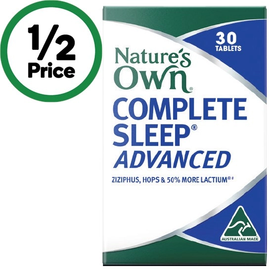 Nature’s Own Complete Sleep Advanced Tablets Pk 30^