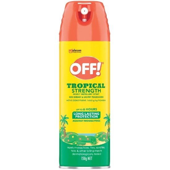 OFF! Tropical Strength Insect Repellent Spray 150g