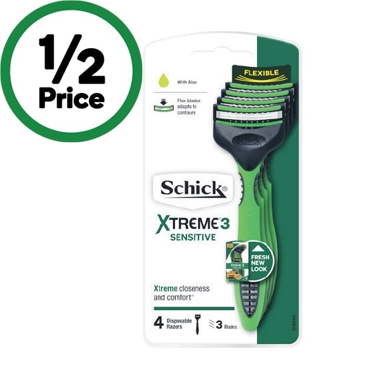 Schick Men's Razor Disposable Xtreme 3 Pk 4