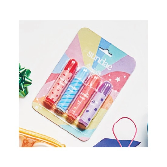 Sundae Lip Balm Set Pk 4