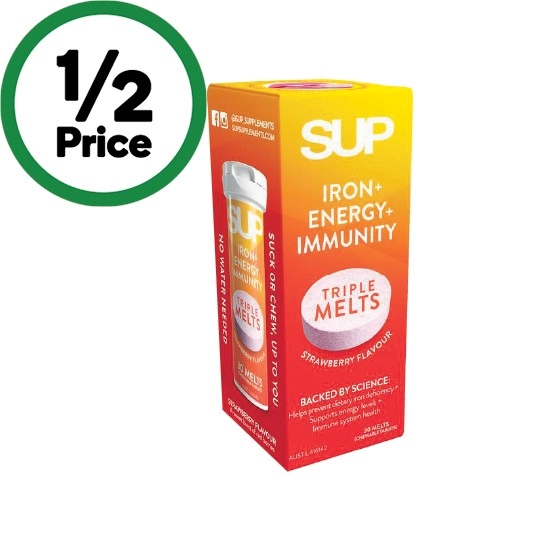 SUP Iron Energy Immunity Melts Pk 30^