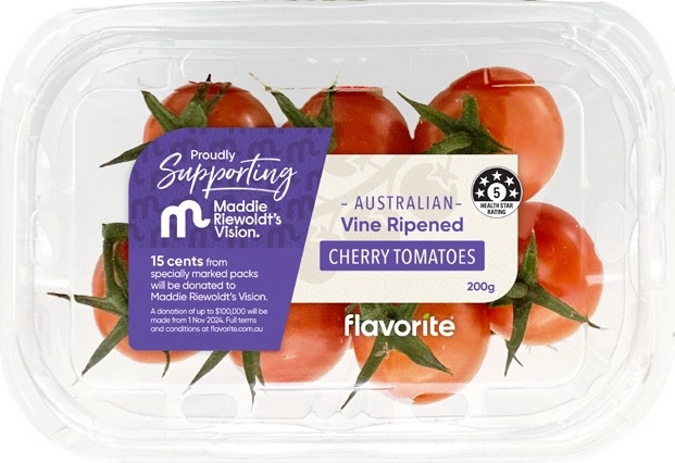 Australian Cherry Vine Ripe Tomatoes 200g Pack