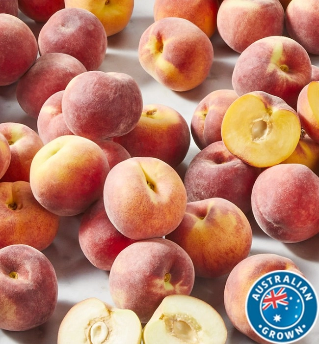 Australian Yellow or White Peaches