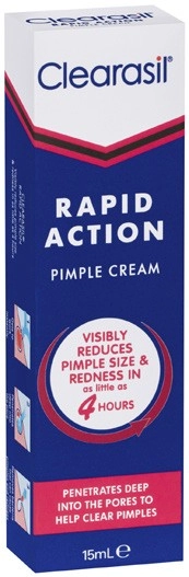 Clearasil Rapid Action Pimple Treatment Cream 15mL