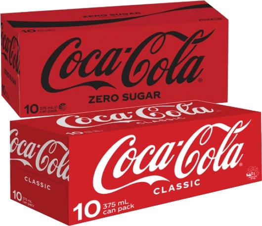 Coca-Cola Soft Drink 10x375mL