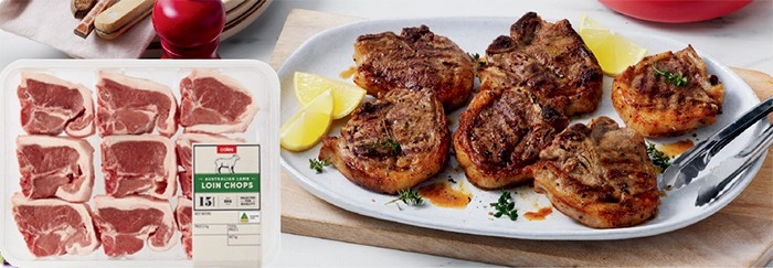 Coles Australian Lamb Loin Chops