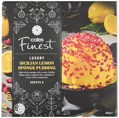 Coles Finest Sicilian Lemon Sponge Pudding 600g