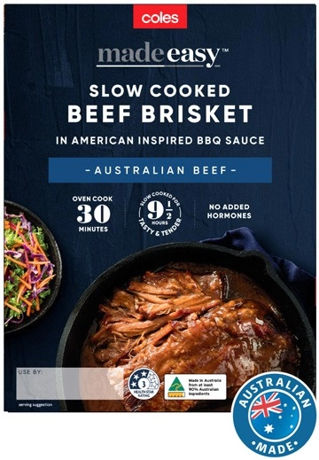 Coles Made Easy Slow Cooked Beef Brisket 700g