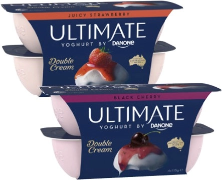 Danone Ultimate Yoghurt 4x115g