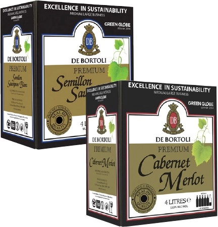 De Bortoli Premium Sem Sauv Blanc or Cabernet Merlot 4 Litre Casks