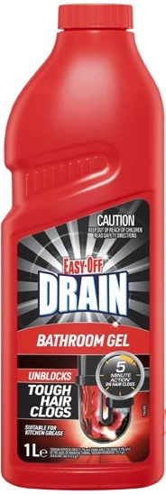 Easy Off Drain Cleaner Turbo Gel 1 Litre