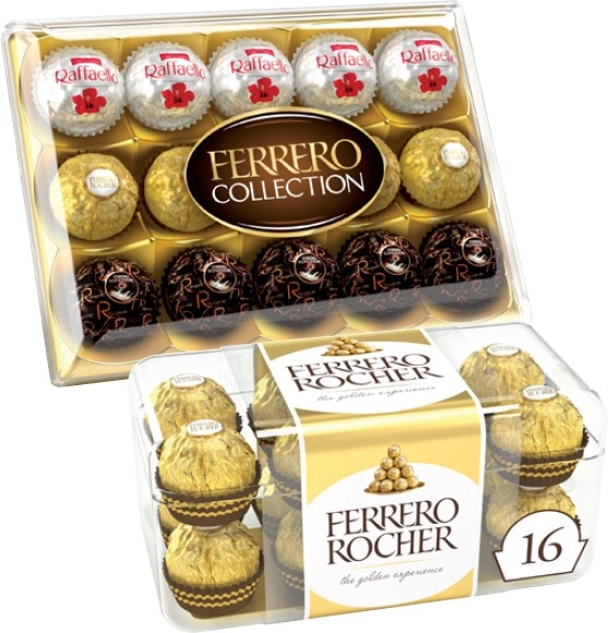 Ferrero Rocher 16 Pack 200g or Collection Gift Box 15 Pack 172g