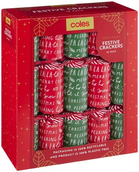 Festive Crackers 10 Pack