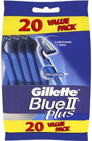 Gillette Blue II Plus Disposable Razors 20 Pack