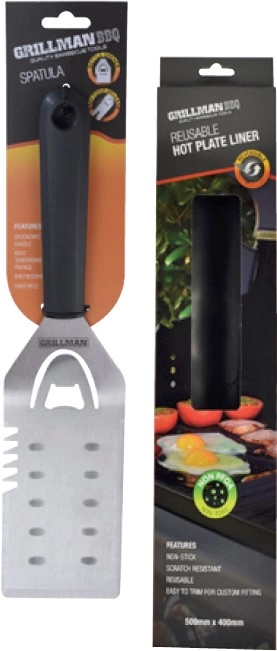 Grillman Reusable Hot Plate Liner or Spatula