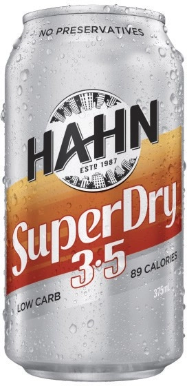 Hahn Super Dry 3.5 Block Cans 30x330mL