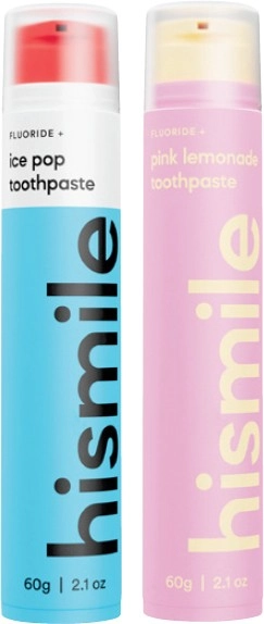 Hismile Ice Pop or Pink Lemonade Toothpaste 60g