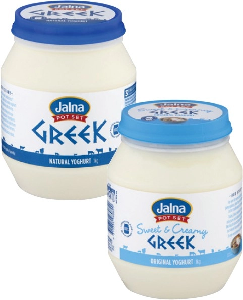 Jalna Greek Yoghurt 1kg