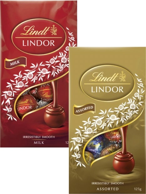 Lindt Lindor Bag 121g-125g