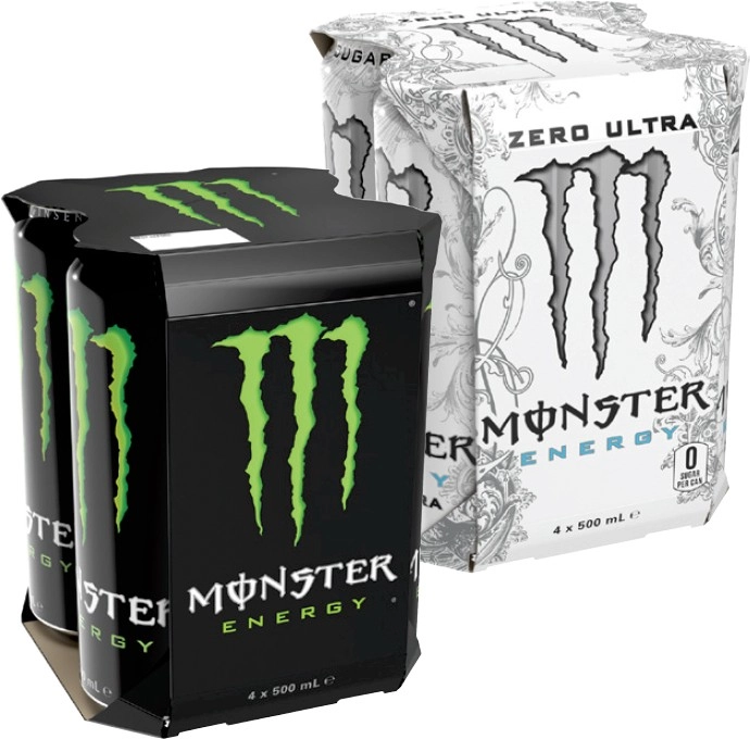 Monster Energy Drink 4x500mL