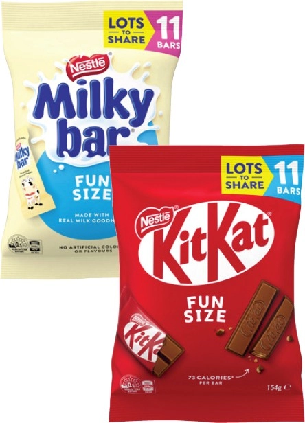 Nestlé Chocolate Fun Pack 127g-158g