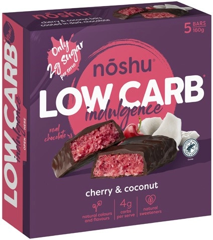 Noshu Indulgence Bars 150g-160g