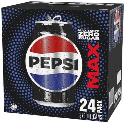 Pepsi Max Soft Drink 24x375mL